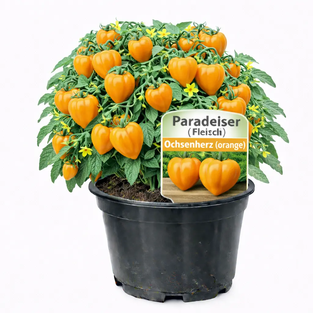 Paradeiser (Fleisch) Ochsenherz (orange) (April) | St.Nikolausstiftung